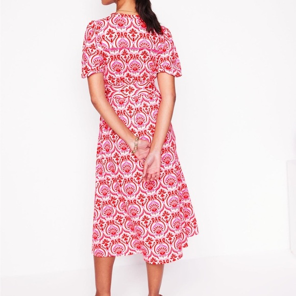 Boden Women’s Sofia Trim Jersey Midi Dress - Picture 4 of 7